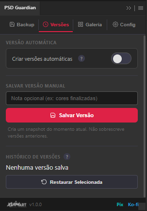 Tela de Galeria